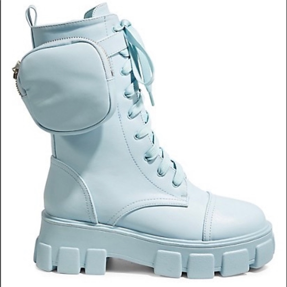 Public Desire Intention Chunky Boots Size 9